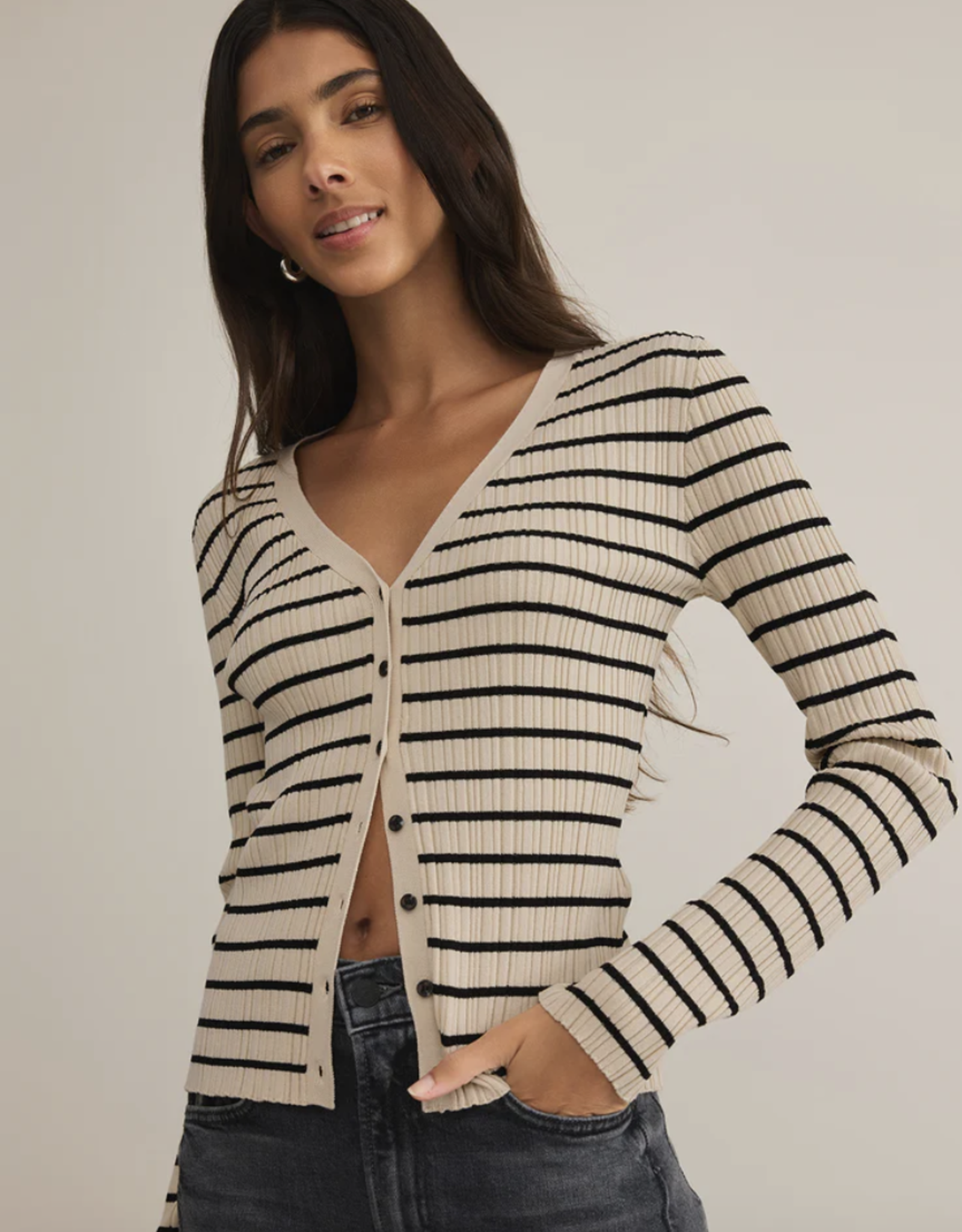 Z Supply Z Supply- ZW251295 Jordana cardigan rayé  SS25