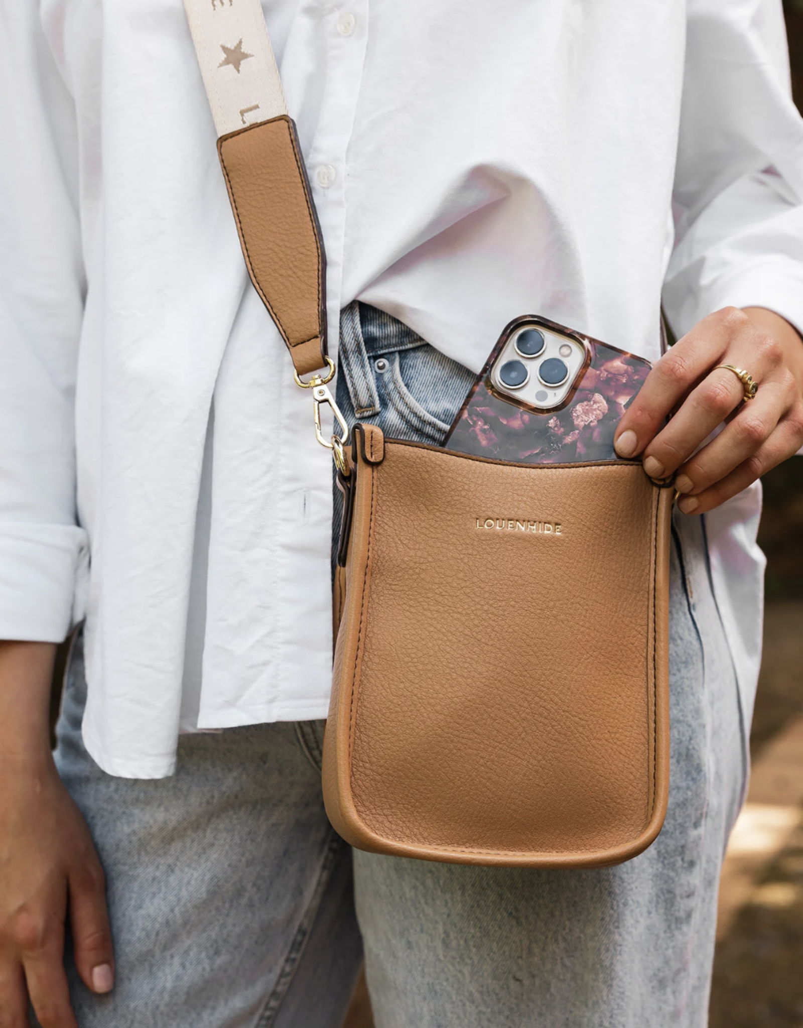 Louenhide Louenhide- Parker Logo Crossbody bag SS26