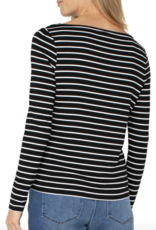 Liverpool Liverpool- Lm8e22Kt60 Ls boatneck knit top SS25