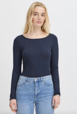 ICHI Ichi-Ihcella  manches longues rayé t-shirt SS25