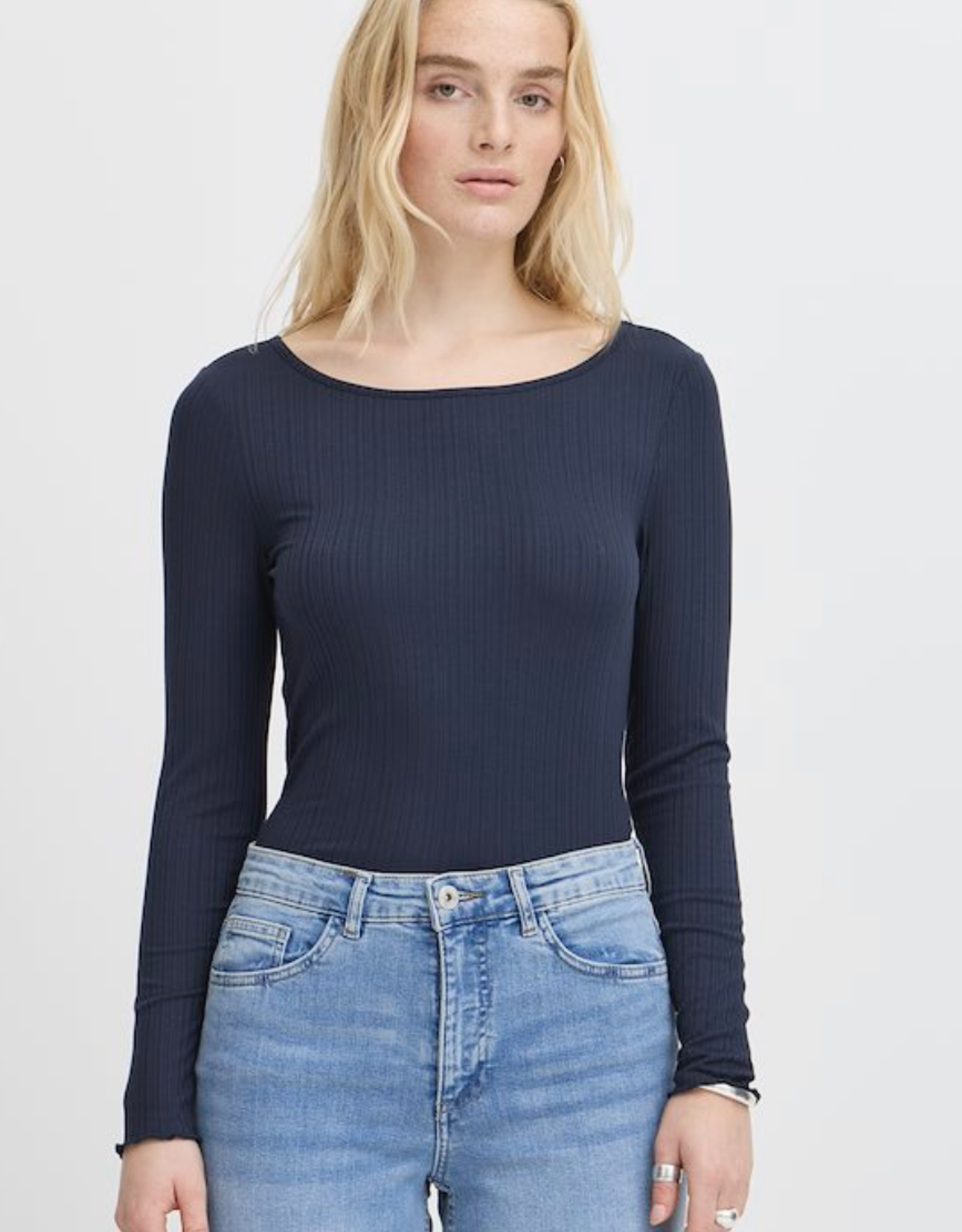 ICHI Ichi-Ihcella  manches longues rayé t-shirt SS25