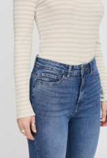 ICHI Ichi-Ihcella Oatmeal stripe tee SS25