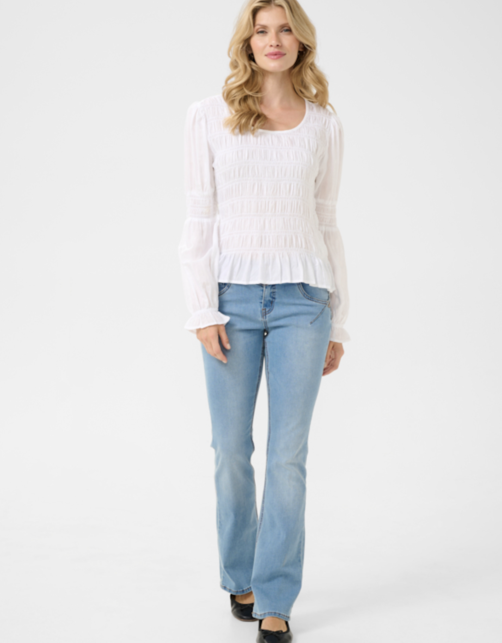 Cream Cream - CRHenva LS Blouse SS25