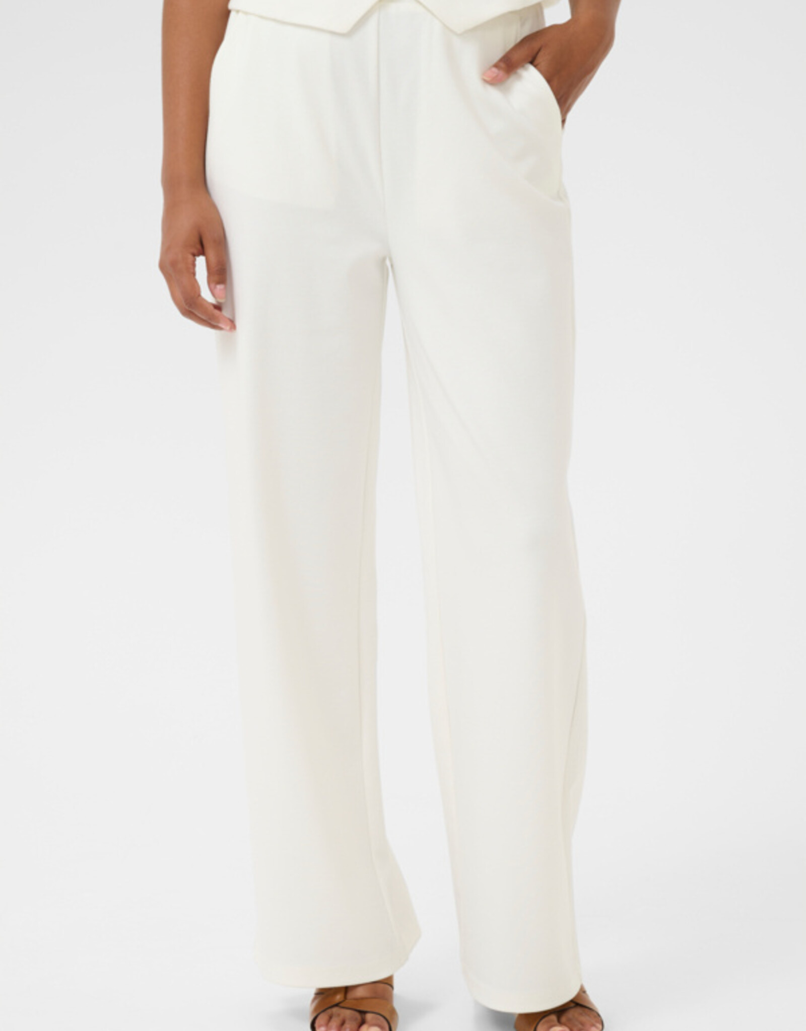 Cream Cream- CRanett Wide Pant SS25