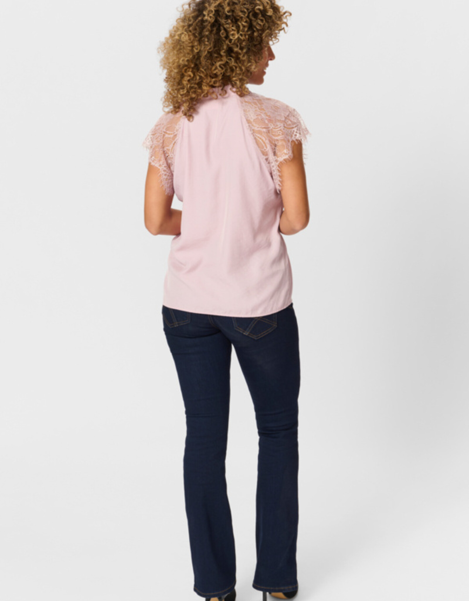Cream Cream- CrNola lace blouse SS25
