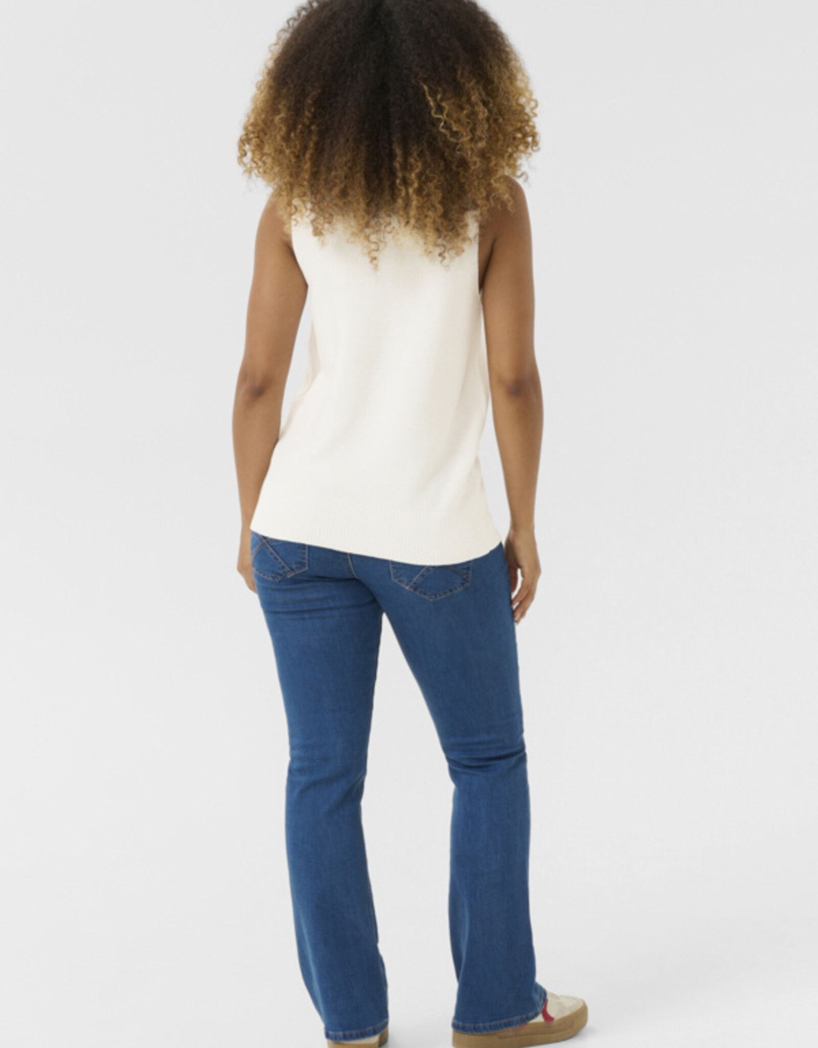 Cream Cream- CrSillar Knit top SS25
