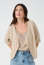 Cream Cream- CrSillar knit boléro SS25