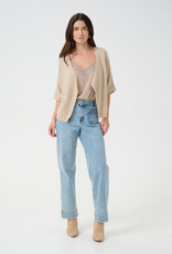Cream Cream- CrSillar knit boléro SS25