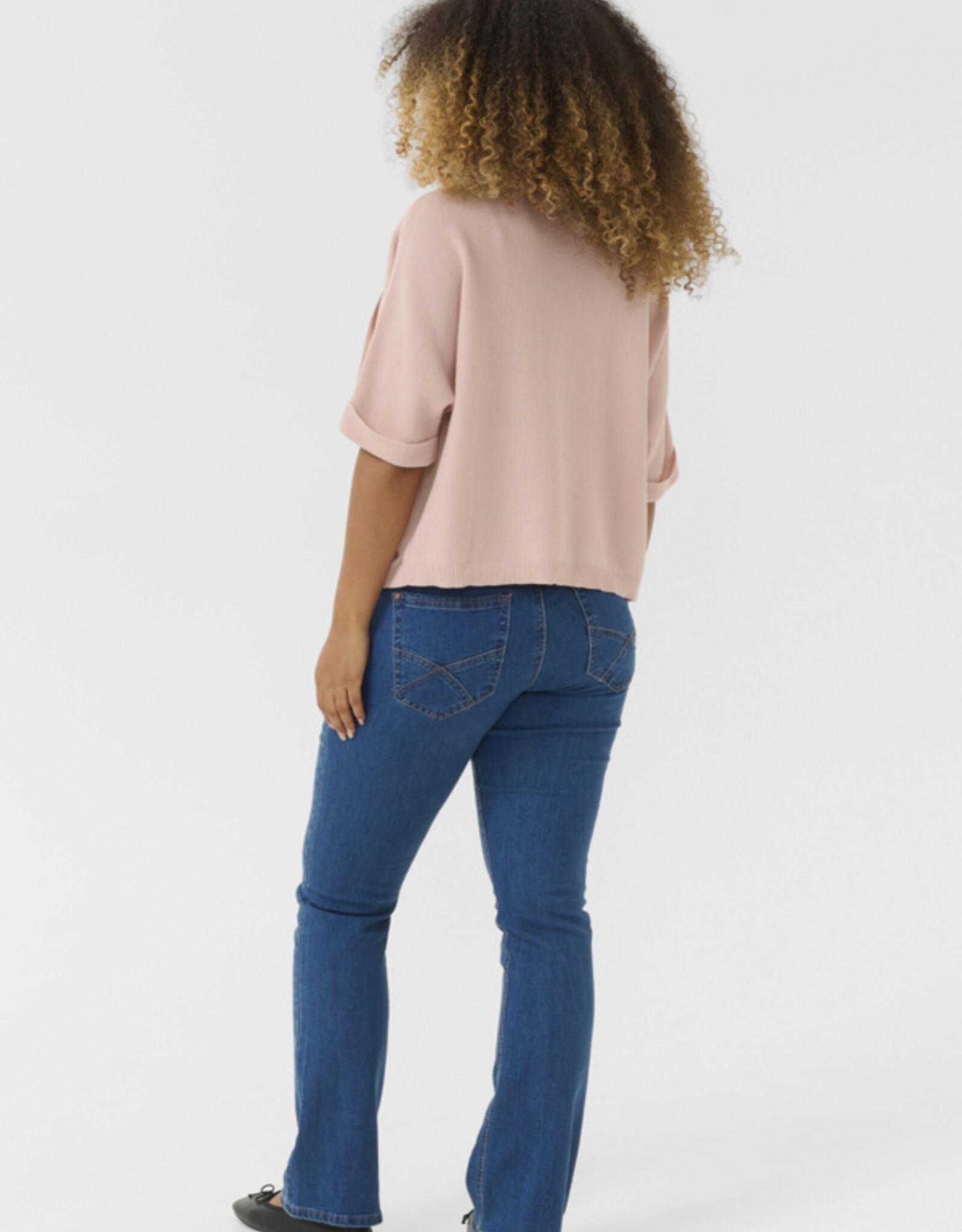 Cream Cream- CrSillar knit boléro SS25