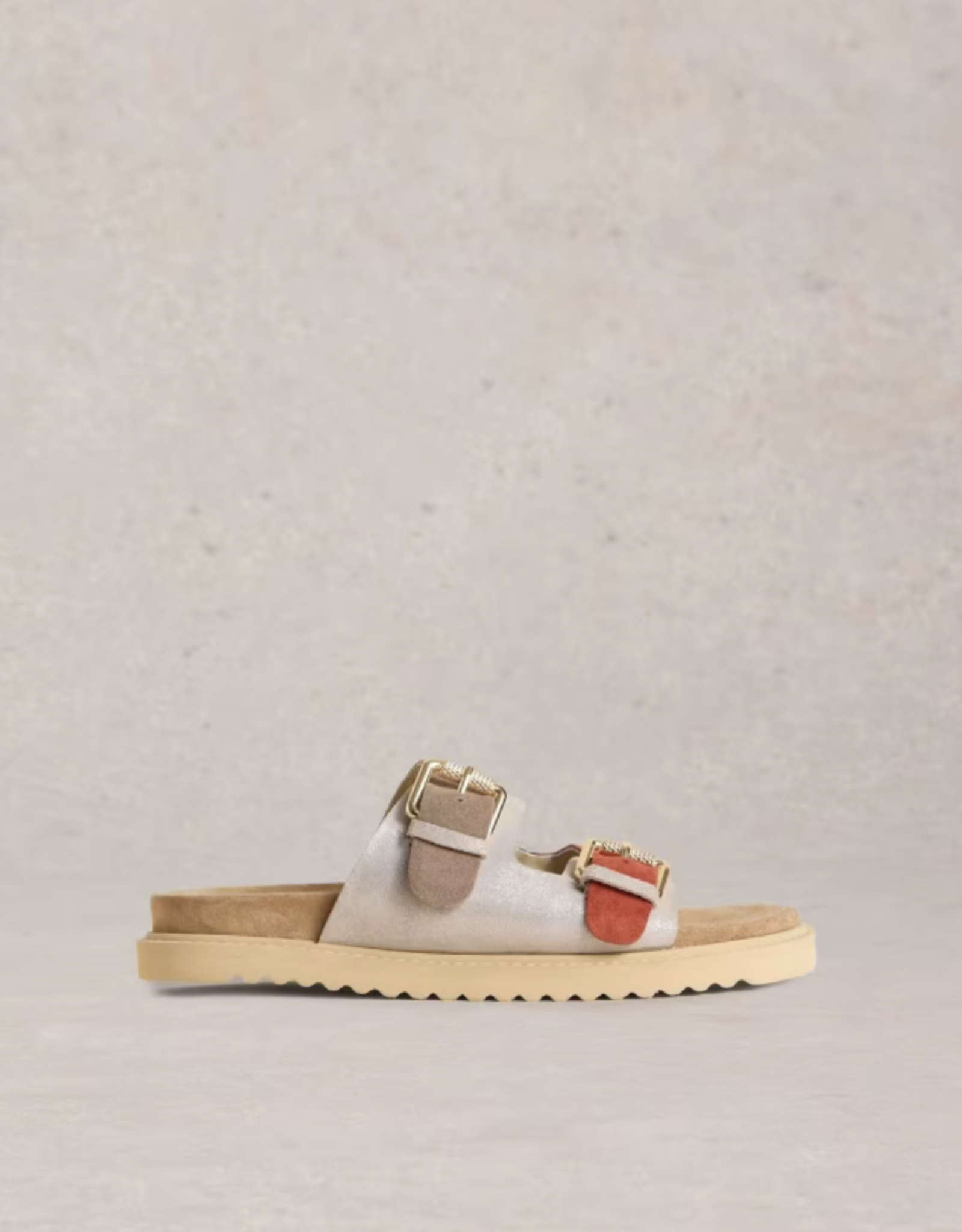 White Stuff White Stuff- 442848 Patty footbed sandal Natural SS25
