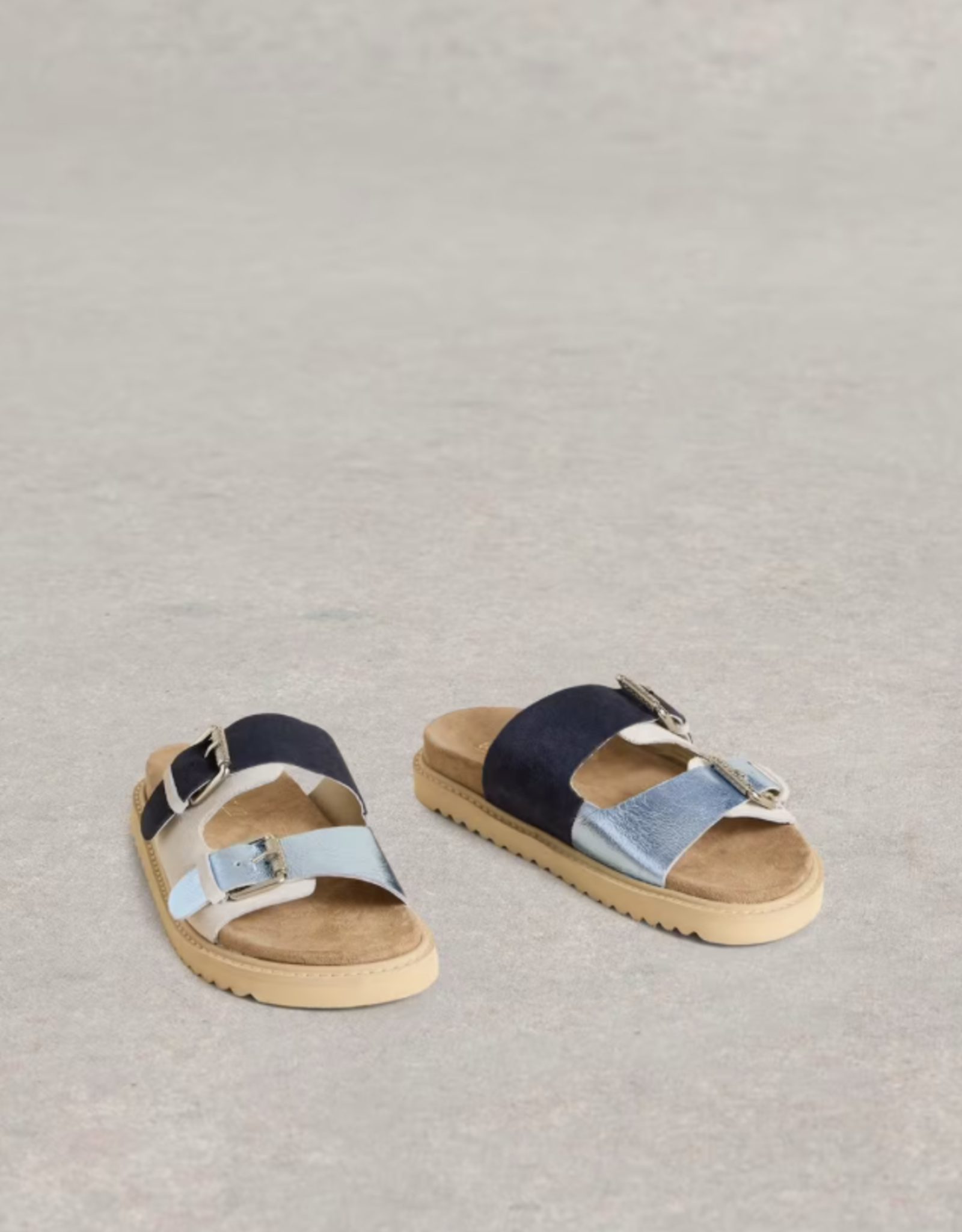 White Stuff White Stuff-442848 Patty Footbed Sandal Blue SS25