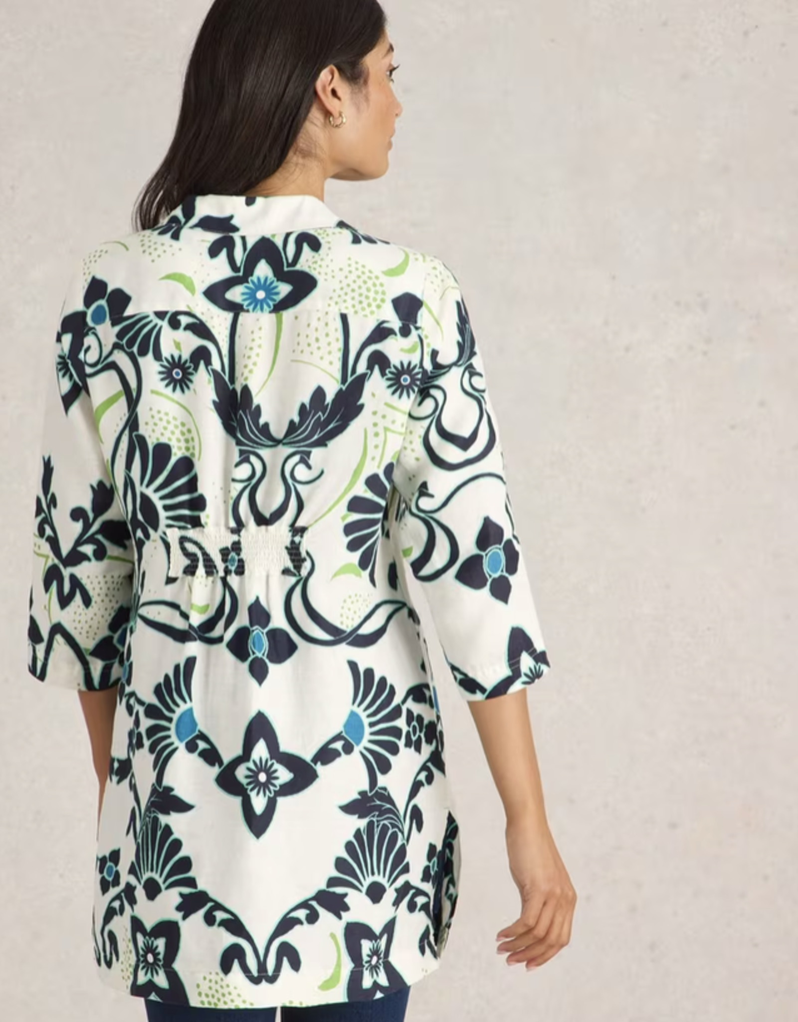 White Stuff White Stuff- 442798 Blake linen tunic SS25