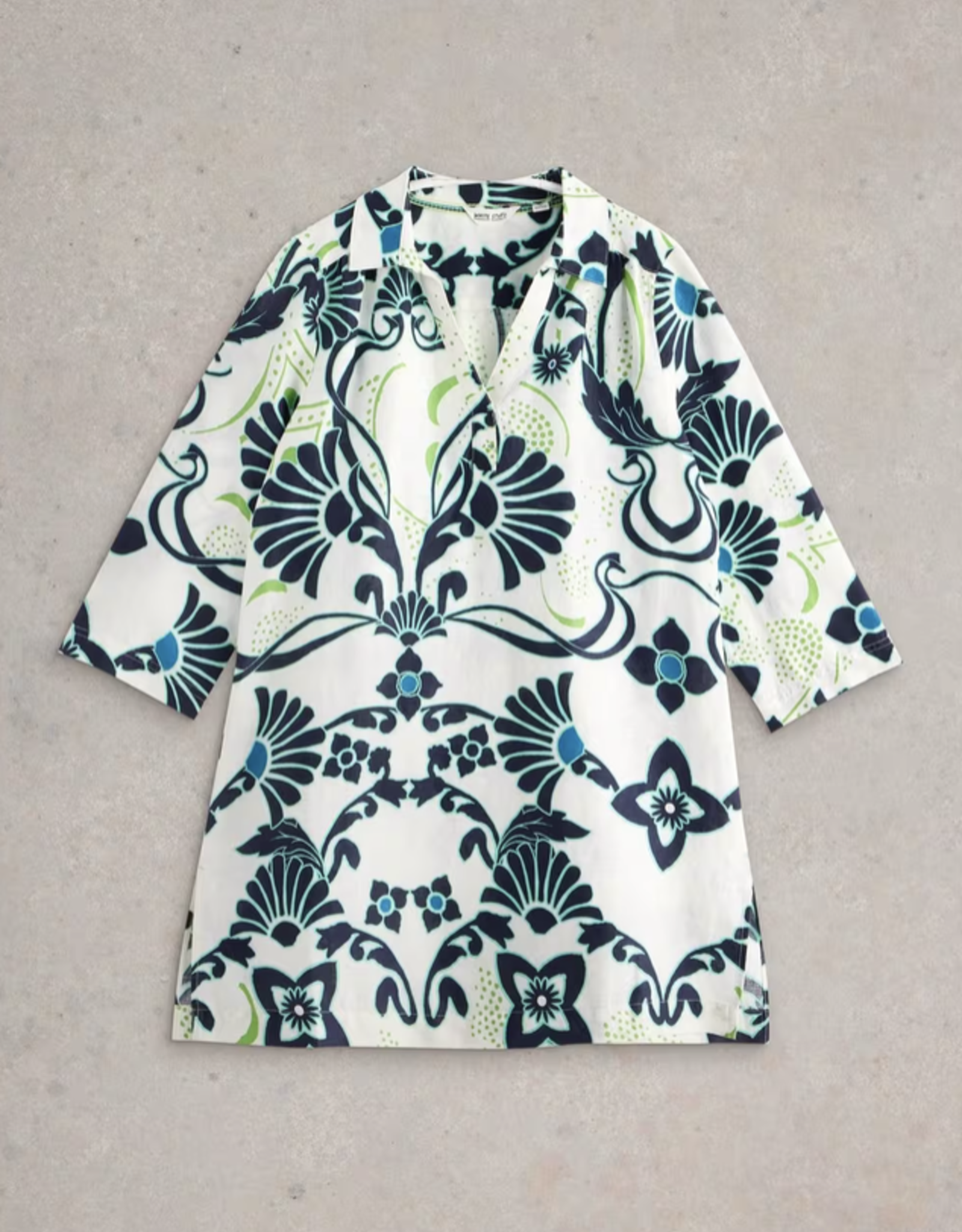 White Stuff White Stuff- 442798 Blake linen tunic SS25