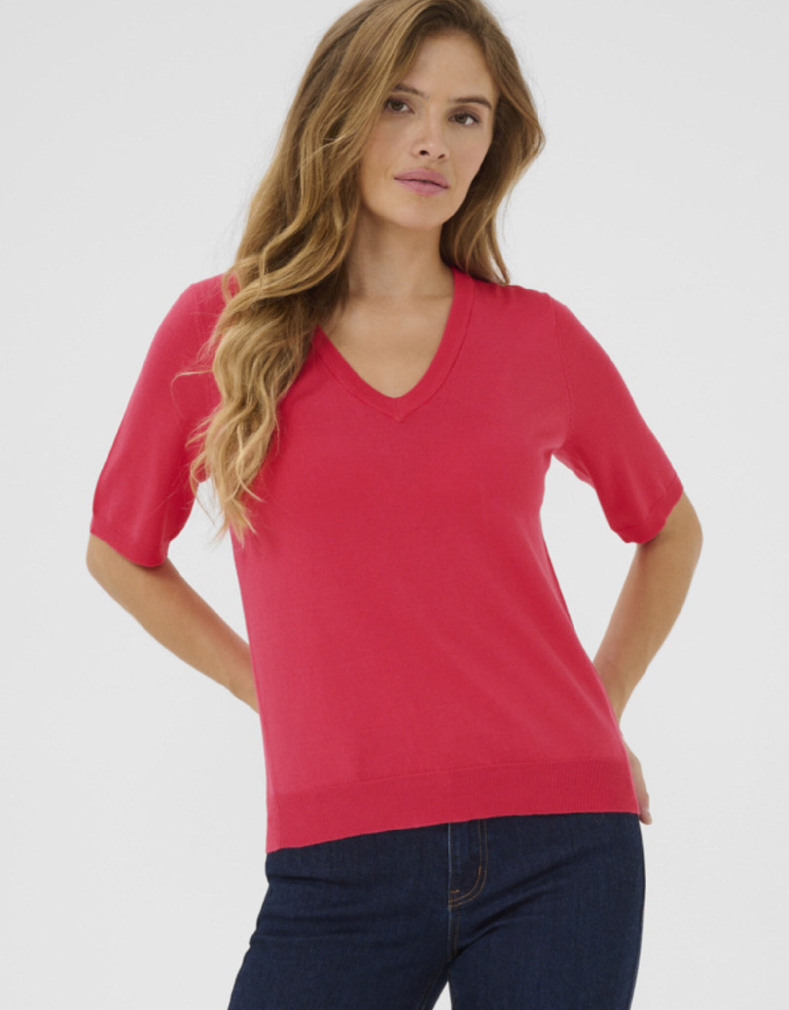 Kaffé Kaffé- Kalizza V-neck Pullover SS25