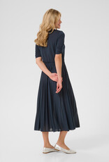 Cream Cream-Crfolo pleat robe SS25