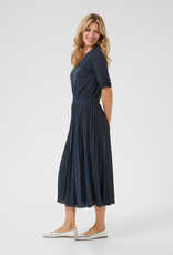 Cream Cream-Crfolo pleat robe SS25