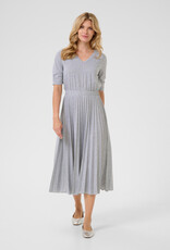 Cream Cream-Crfolo pleat robe SS25