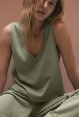 Z Supply Z Supply- Zt242656 Sloane V-neck top (avocado) SS25