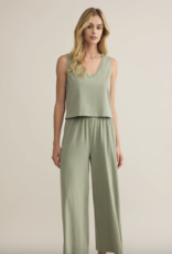 Z Supply Z Supply- Zt242656 Sloane V-neck top (avocado) SS25