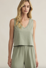 Z Supply Z Supply- Zt242656 Sloane V-neck top (avocado) SS25