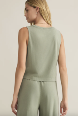 Z Supply Z Supply- Zt242656 Sloane V-neck top (avocado) SS25
