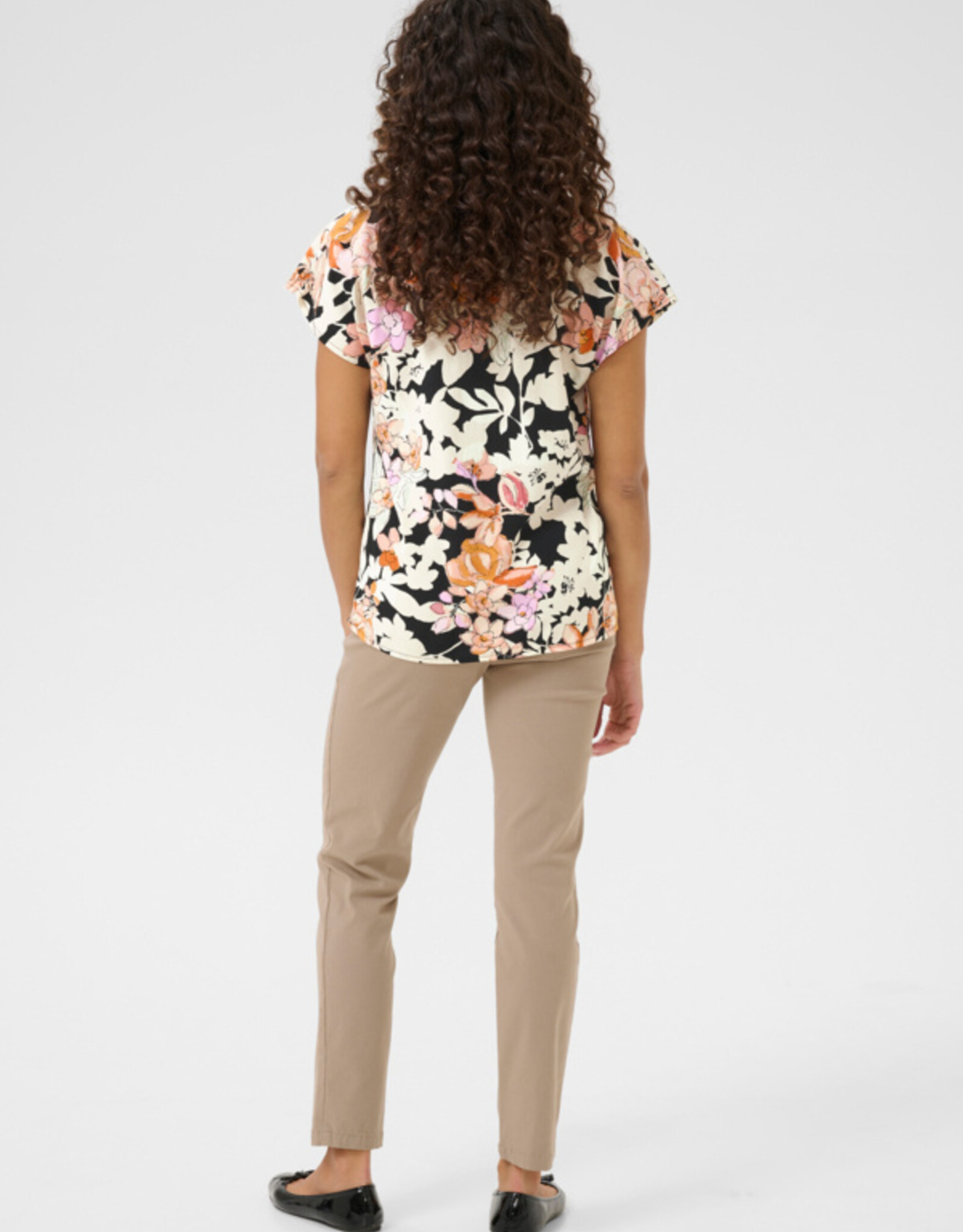 Culture Culture-Cuaudrey capsleeve blouse SS25
