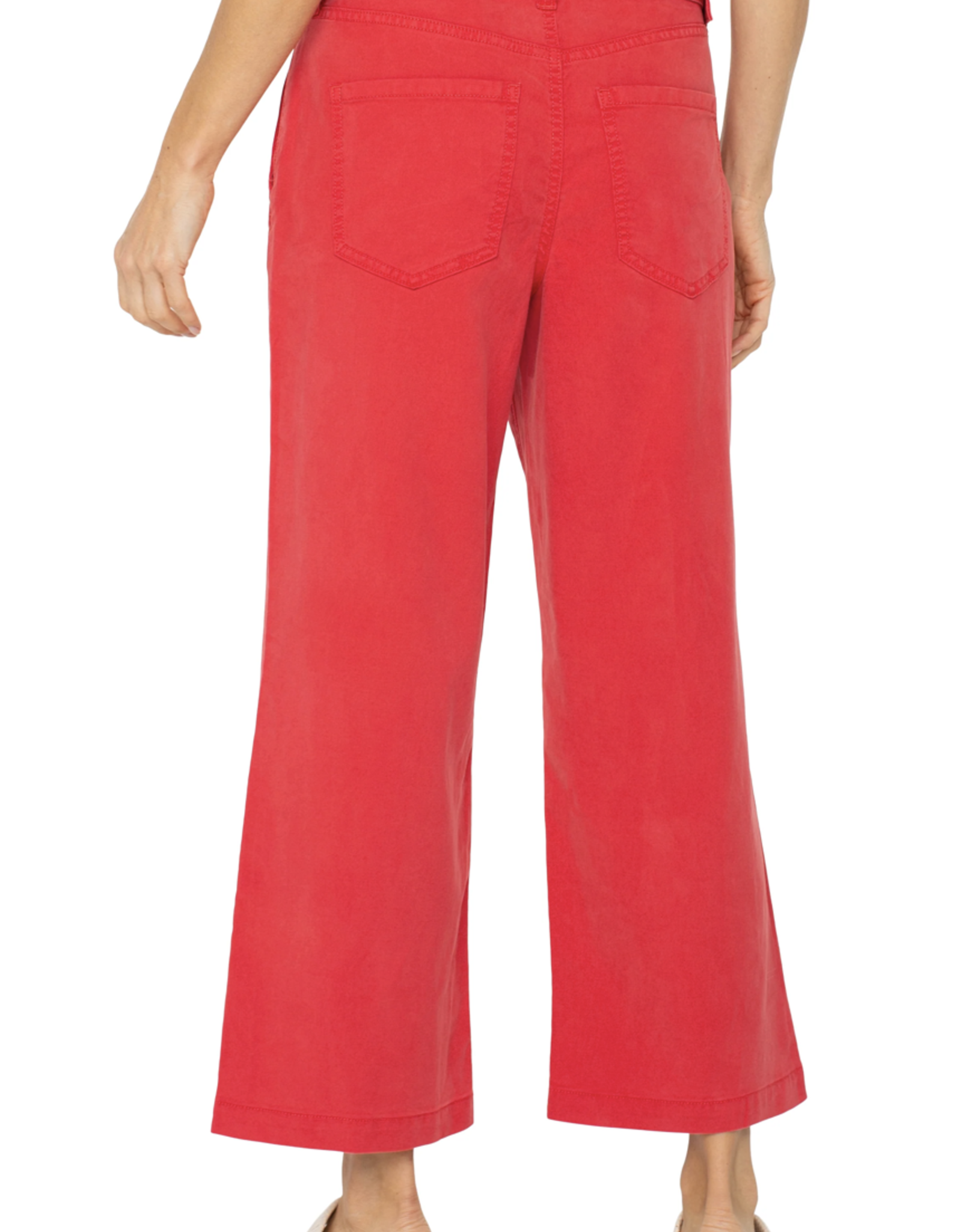 Liverpool Liverpool - LM4157FS03 Stride Cropped Wide Leg w/ self-belt SS25