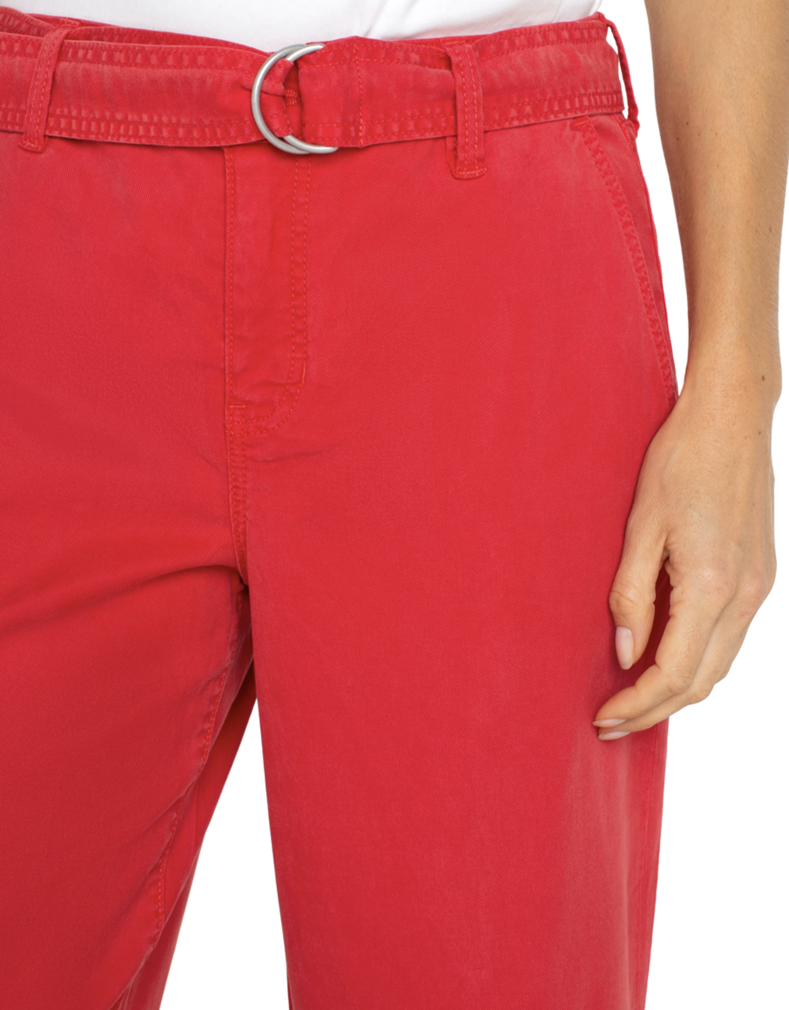 Liverpool Liverpool - LM4157FS03 Stride Cropped Wide Leg w/ self-belt SS25
