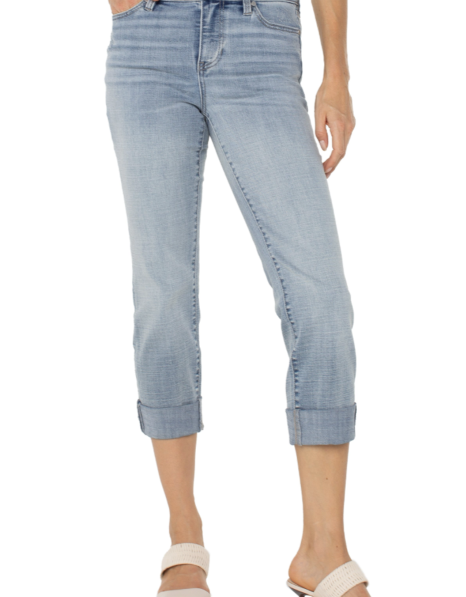 Liverpool Liverpool - LM2150CH1 Charlie Crop Wide Rolled Cuff SS25