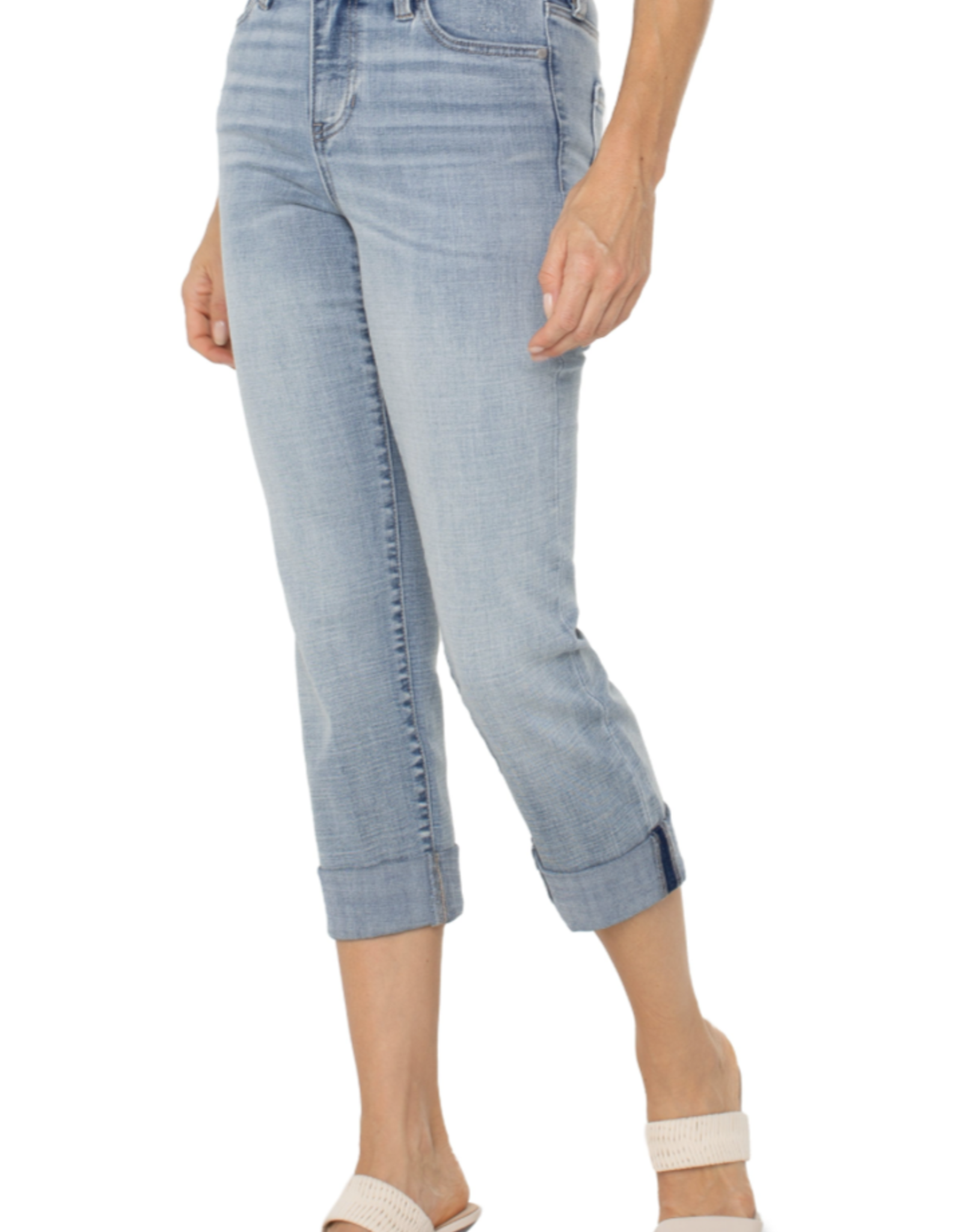 Liverpool Liverpool - LM2150CH1 Charlie Crop Wide Rolled Cuff SS25