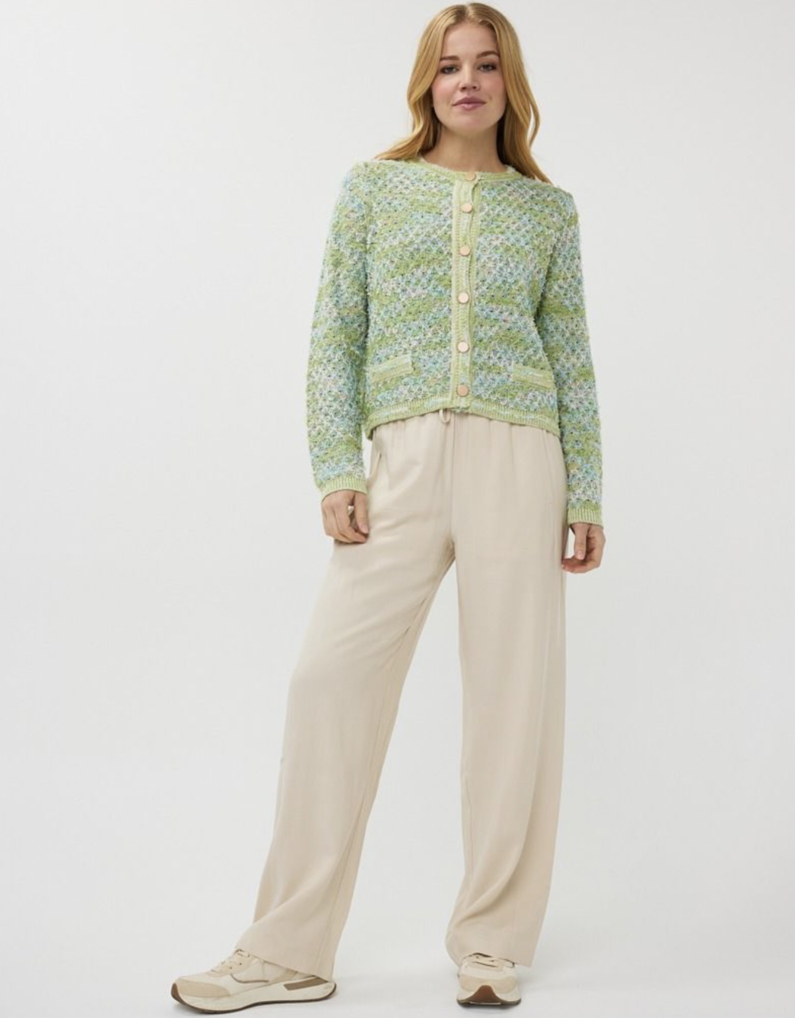 Esqualo Esqualo-Sp2510034 Trouser elastic WB SS25