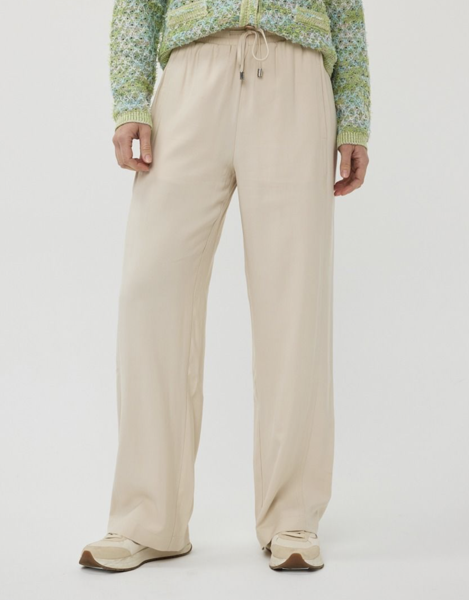 Esqualo Esqualo-Sp2510034 Trouser elastic WB SS25