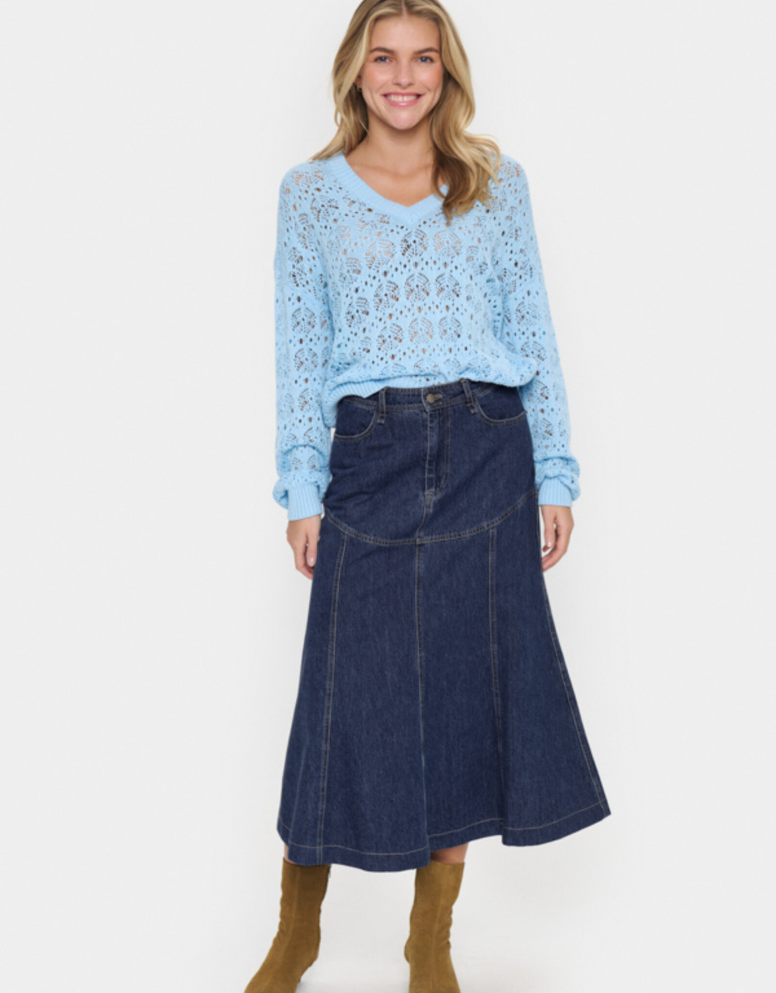 Saint-Tropez Saint Tropez - JoannSZ Denim Jupe SS25