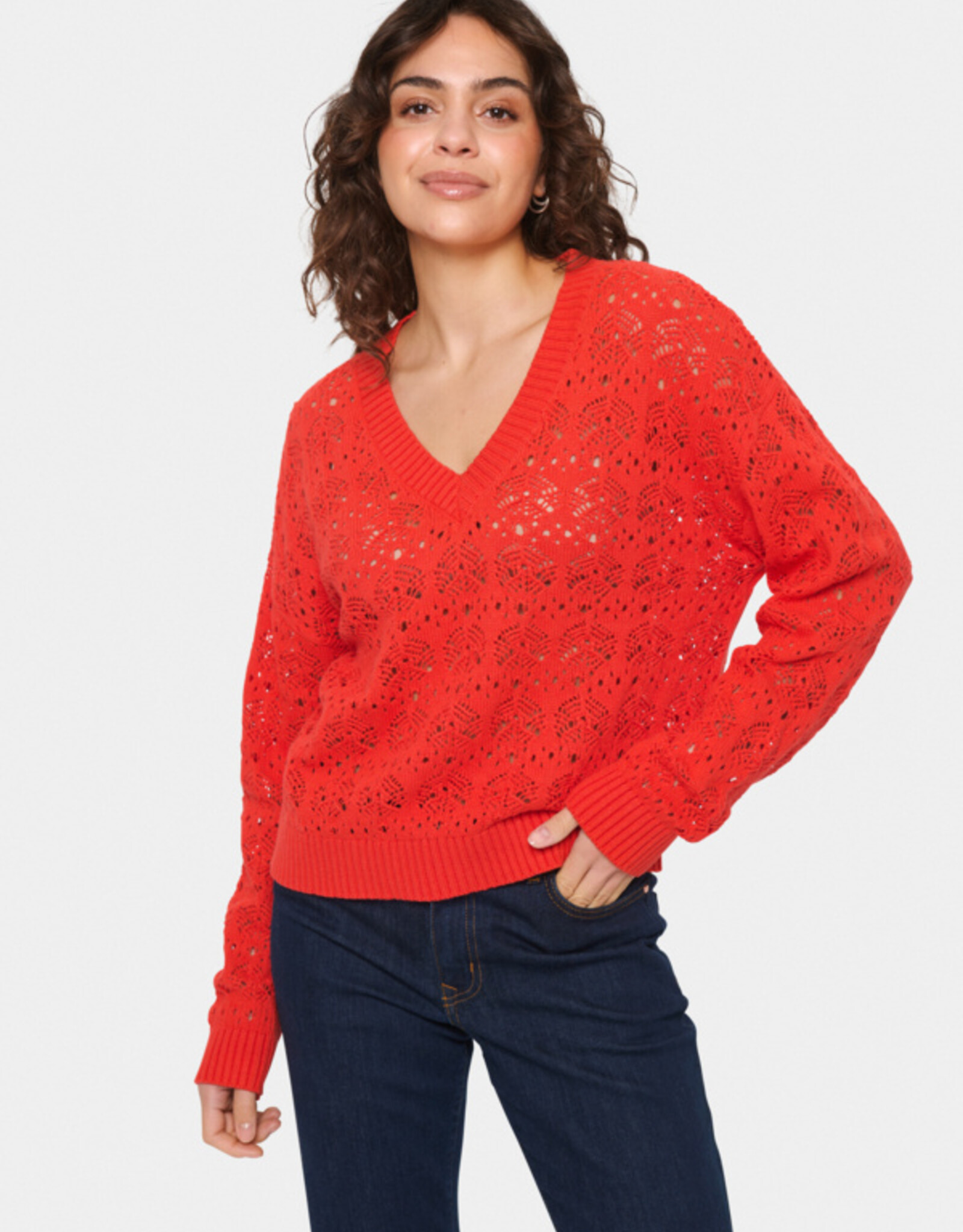 Saint-Tropez Saint Tropez- Junasz V-neck pullover  SS25