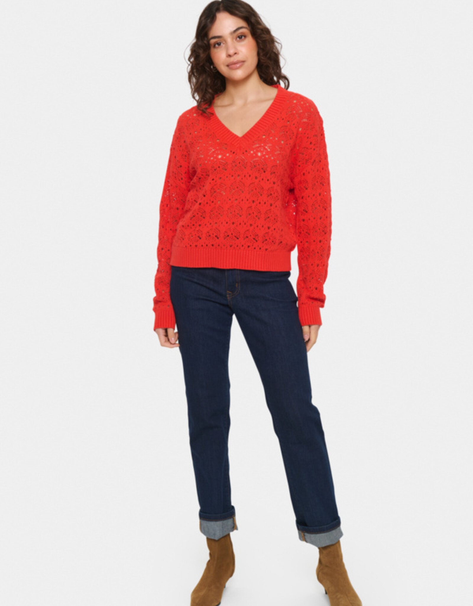 Saint-Tropez Saint Tropez- Junasz V-neck pullover  SS25