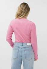 Esqualo Esqualo-Sp2507011 Chandail Rib basic knit  SS25