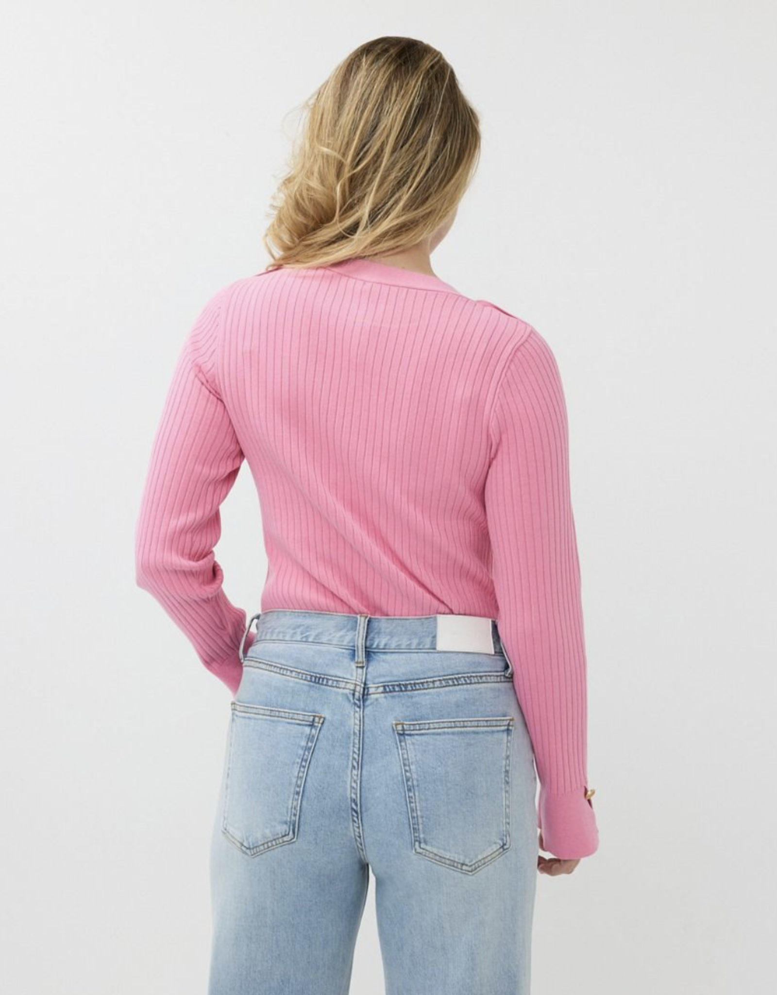 Esqualo Esqualo-Sp2507011 Chandail Rib basic knit  SS25