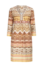 Esqualo Esqualo- Sp2530004 Robe imprimée genoux SS25