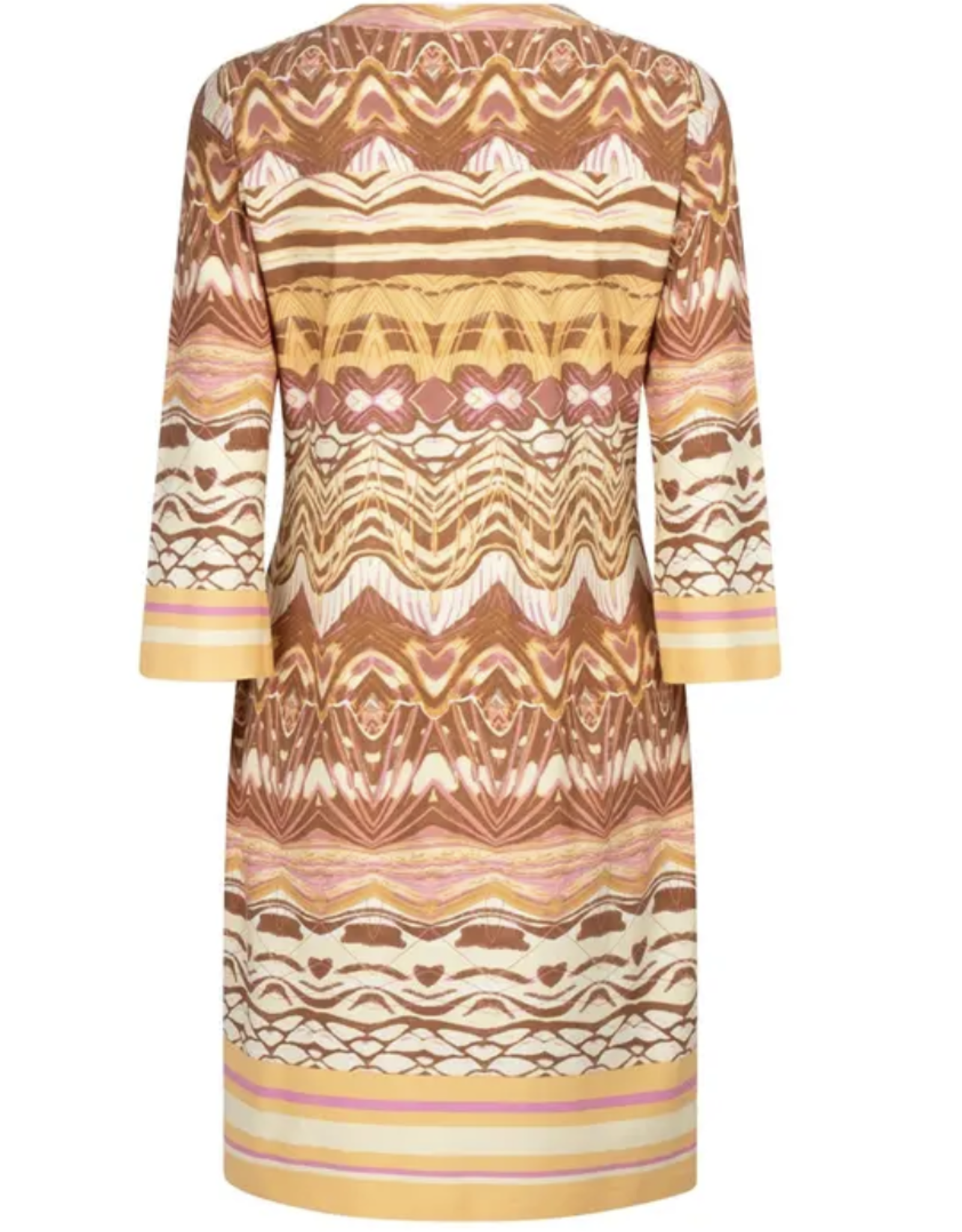 Esqualo Esqualo- Sp2530004 Robe imprimée genoux SS25