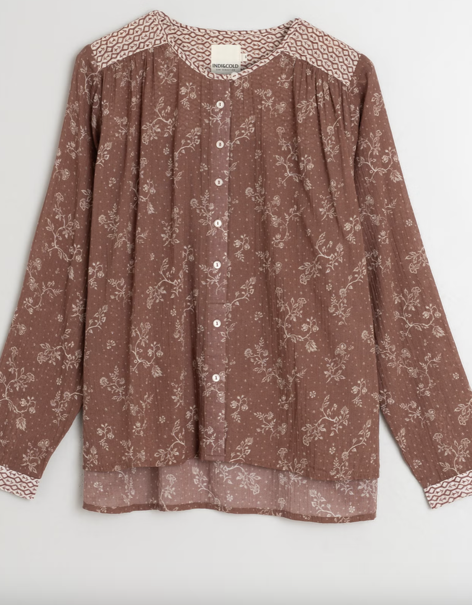 Indi & Cold Indi & Cold- VV25bk170 blouse  SS25