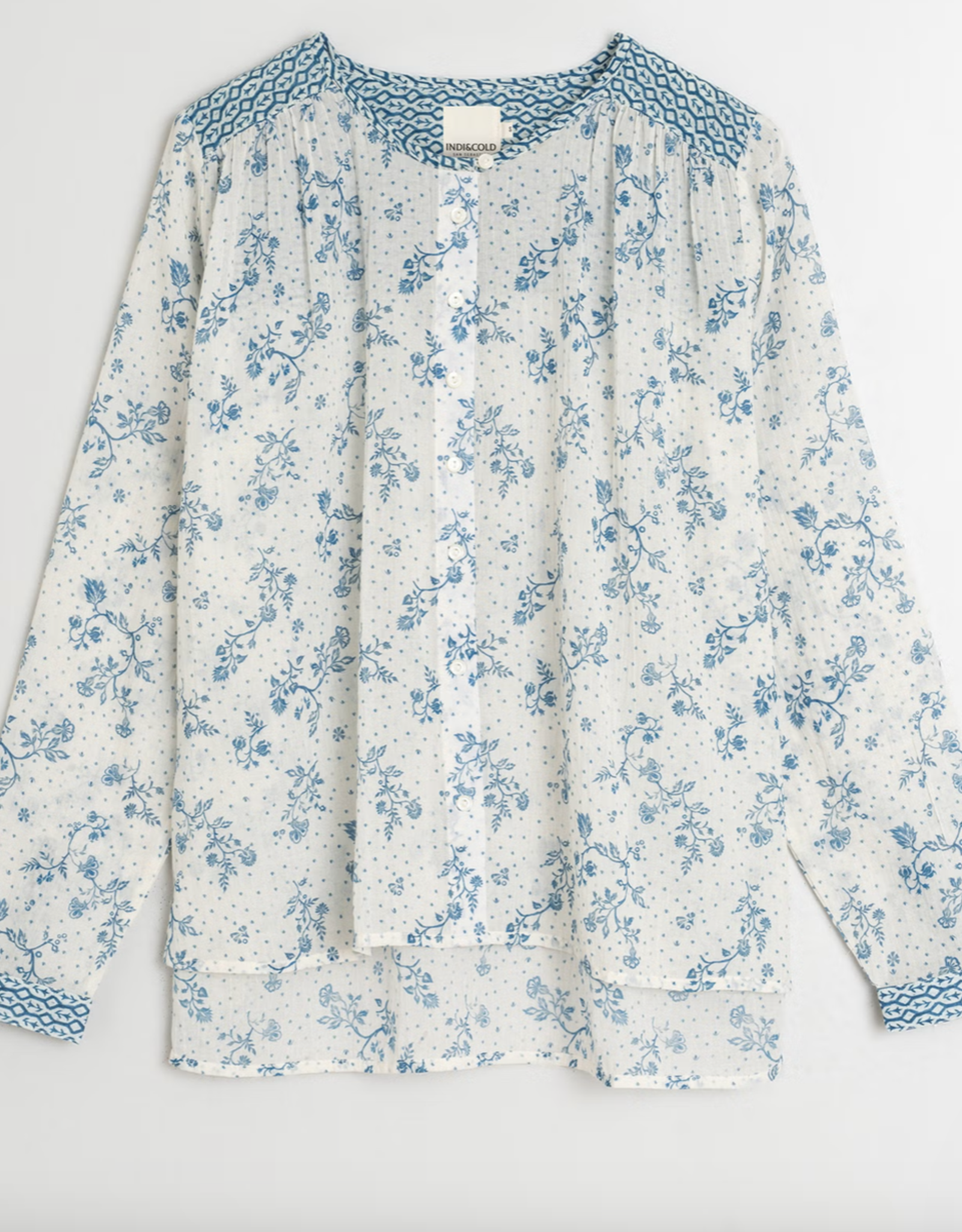 Indi & Cold Indi & Cold- VV25bk170 blouse  SS25