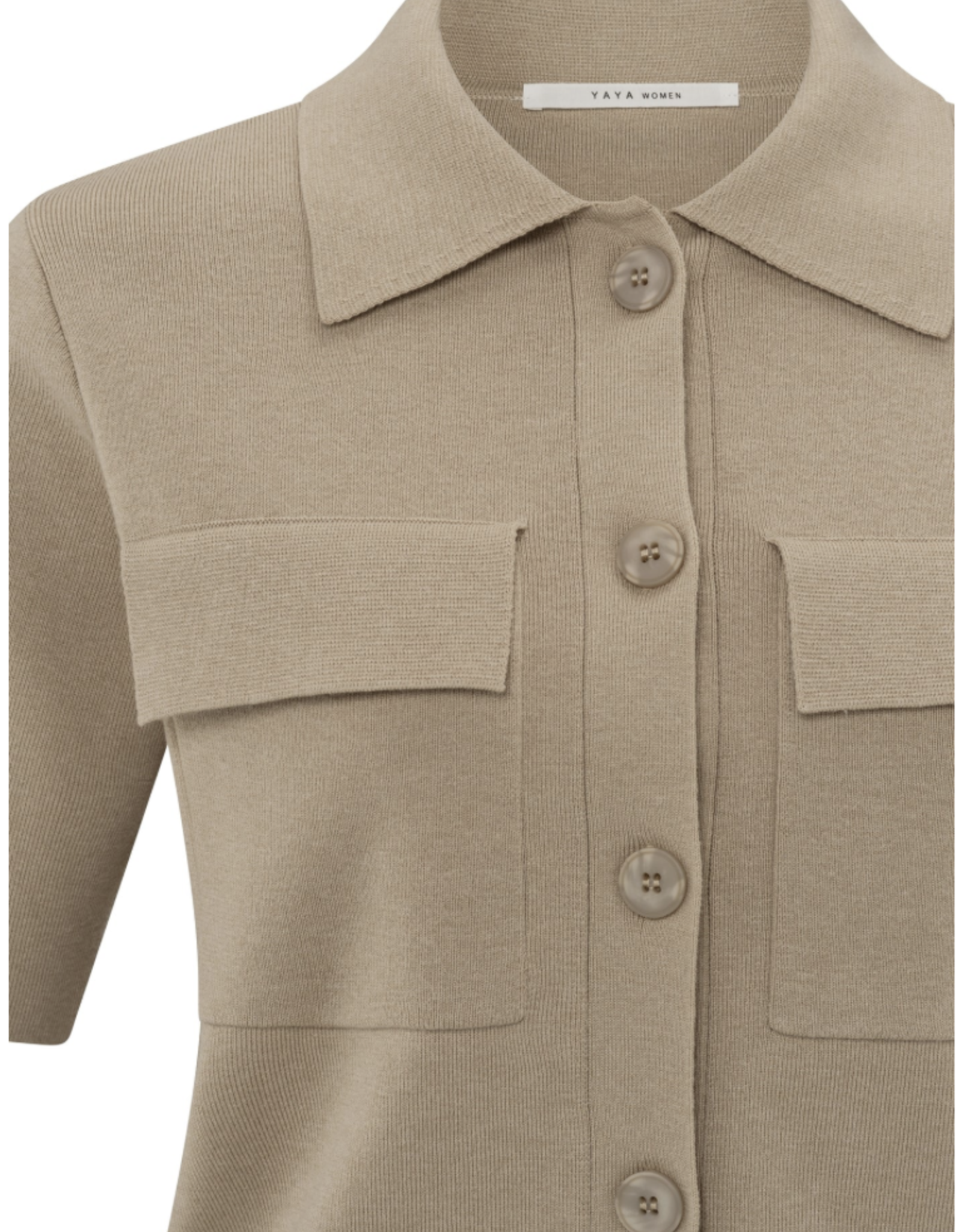 Yaya Yaya- 01010101 Short sleeve cardigan SS25