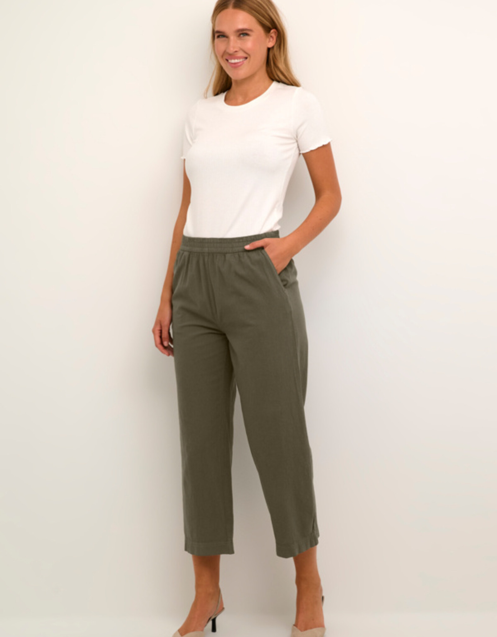 Kaffé Kaffe - KAnaya Culotte Pantalon (Grape Leaf) SS25