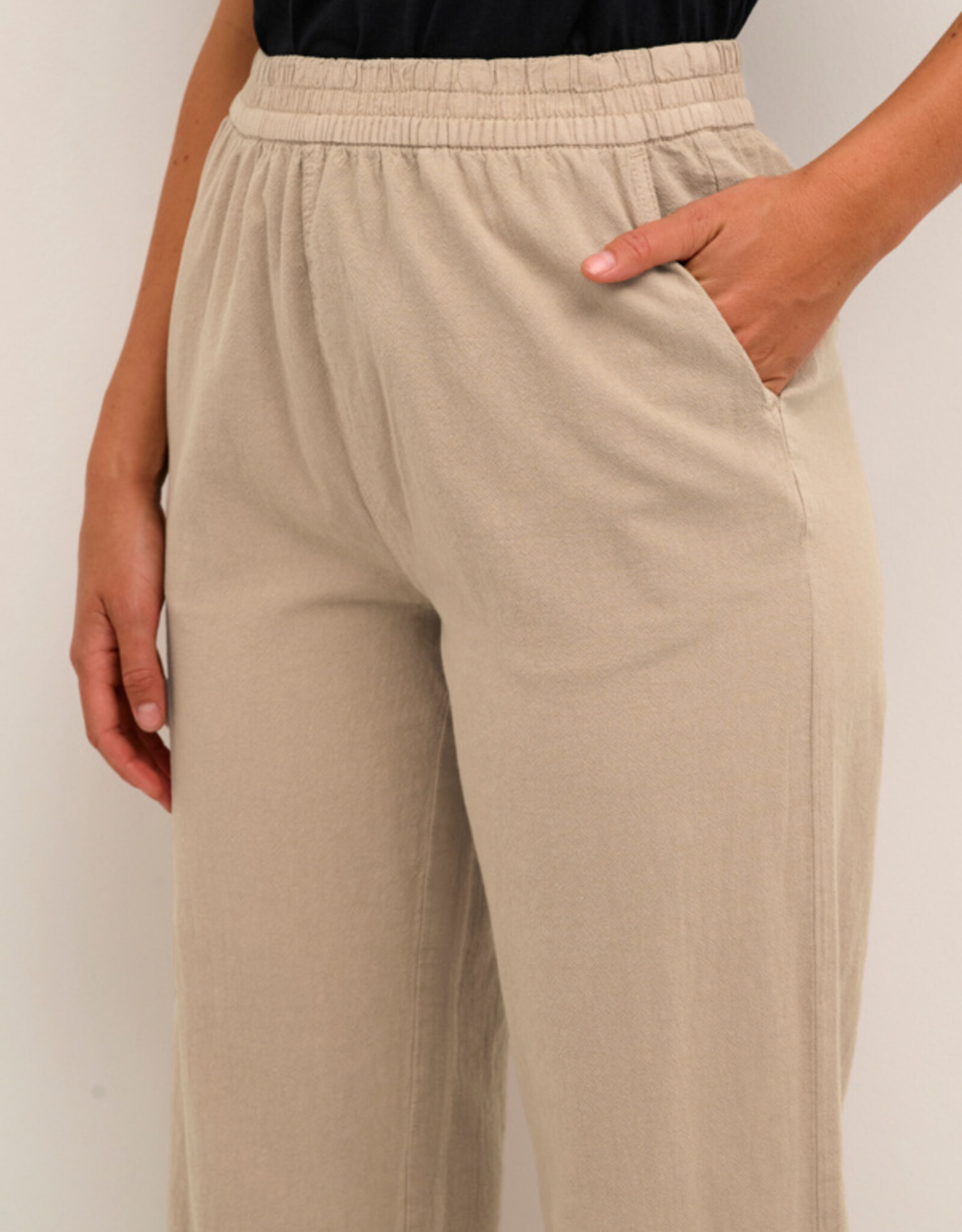 Kaffé Kaffe - KAnaya Culotte Pantalon (Classic Sand) SS25