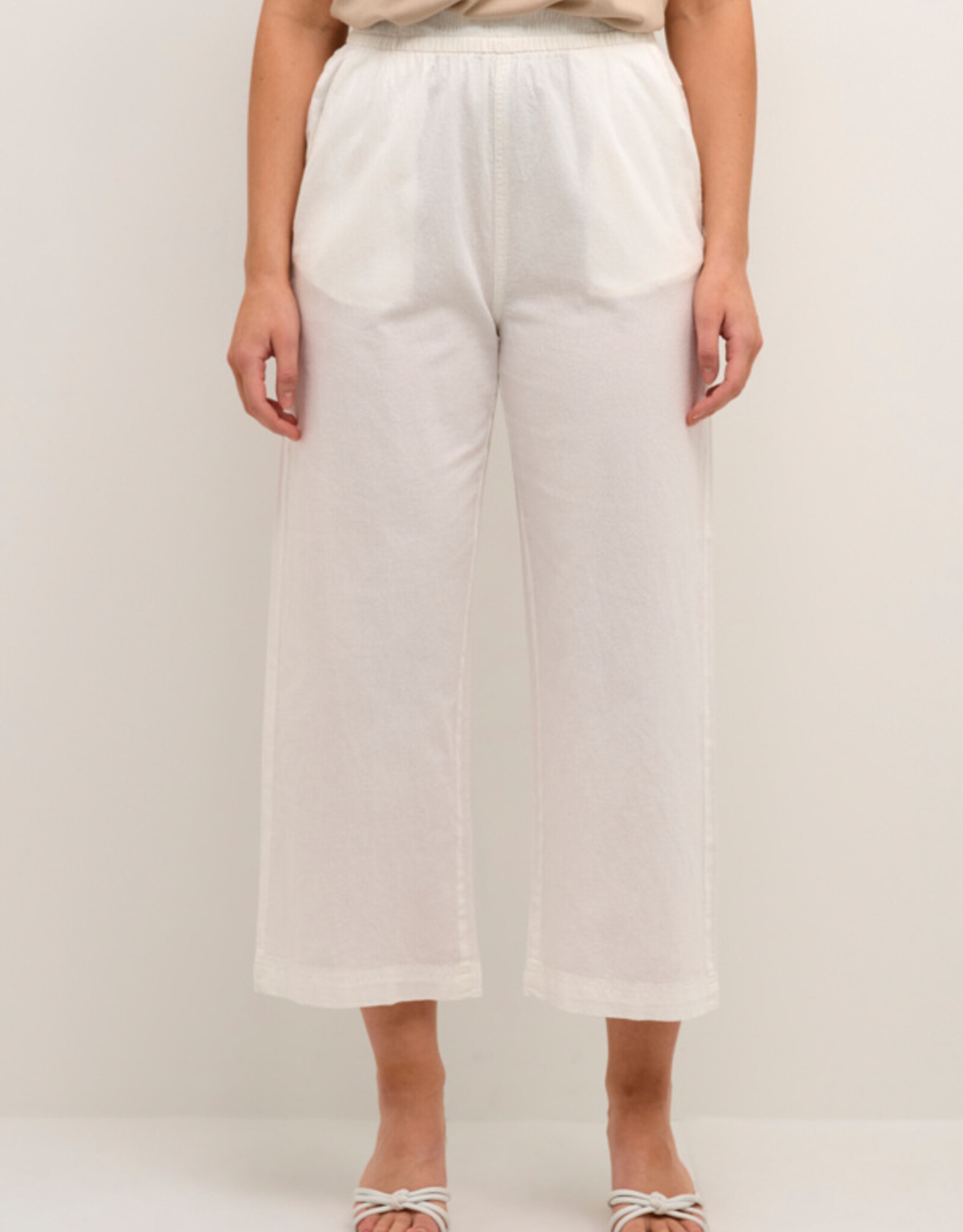 Kaffé Kaffe - KAnaya Culotte Pantalon (Chalk) SS25