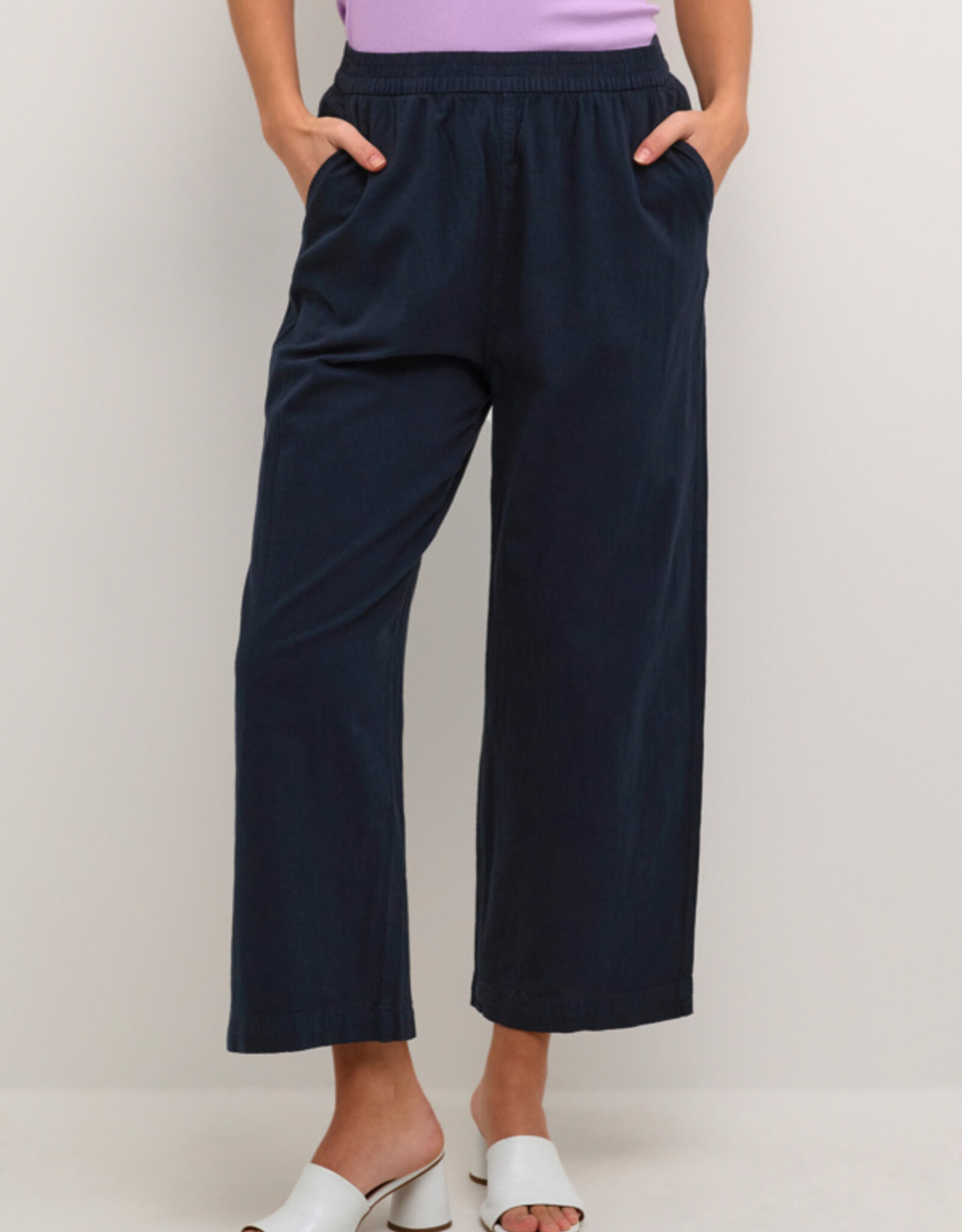 Kaffé Kaffe - KAnaya Culotte Pantalon (Midnight Marine) SS25