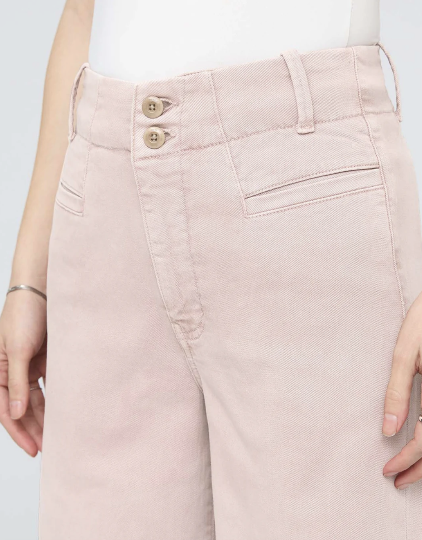DU/ER DU/ER- Lux twill high rise trouser  SS25