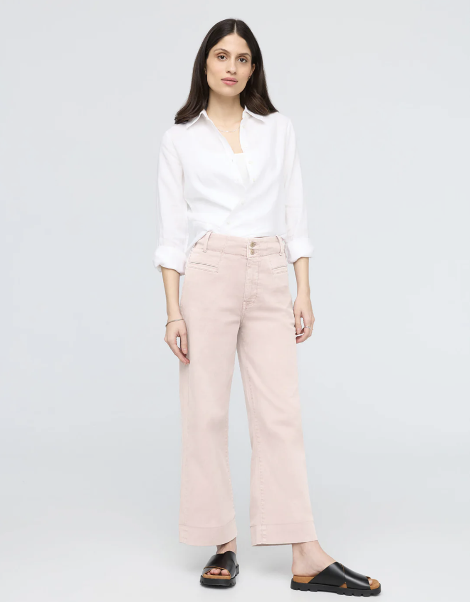 DU/ER DU/ER- Lux twill high rise trouser  SS25