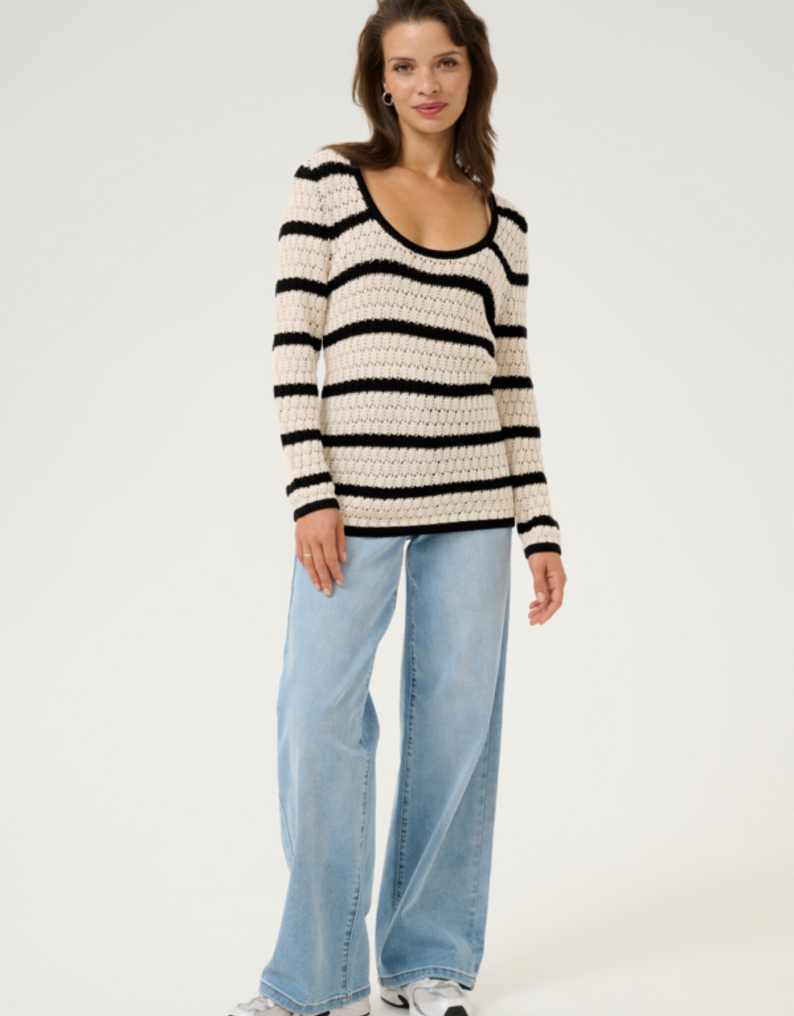 Kaffé Kaffe - KAeleanore Knit Longsleeve SS25