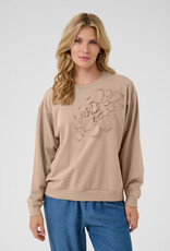 Cream Cream- Crflorin sweatshirt SS25